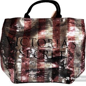 NWT Victoria secret sequined large travel bag